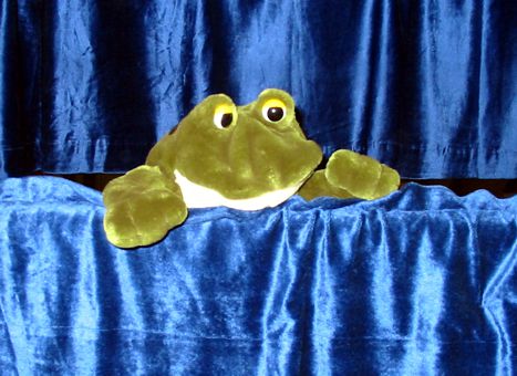 Frog puppet